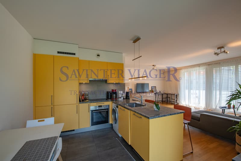 Carouge - Élégant 3 pièces avec vaste balcon et vue dégagée (6)