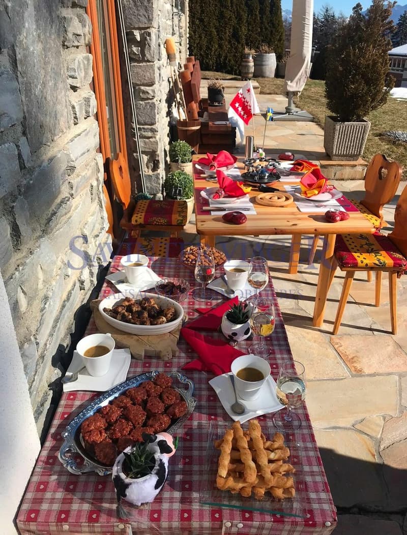 Savièse, Chalet rustique avec une magnifique vue - Viager occupé (6)