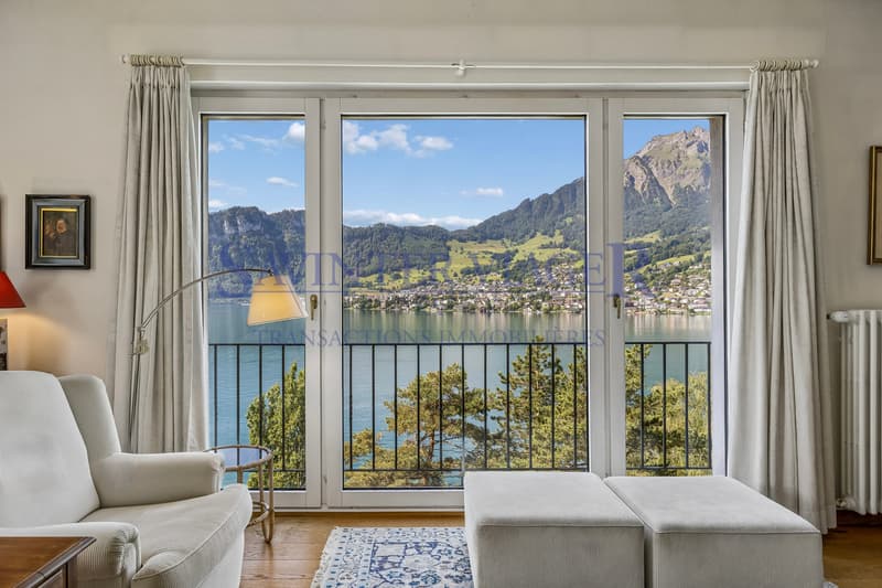 Bien d'exception/vue lac. Kastanienbaum-Suisse. Viager. (9)