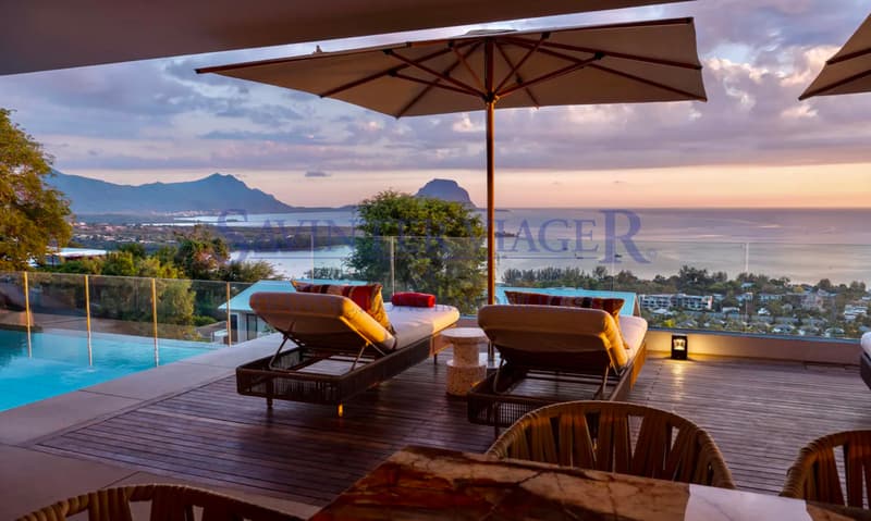 Villa ultra-luxueuse, vue panoramique, Black River, Ile Maurice (3)