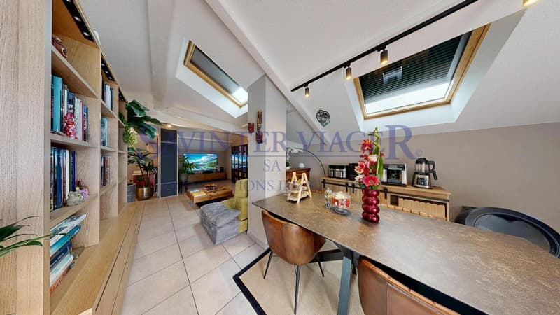 Attique T5 en duplex avec grandes terrasses et 2 garages - Bonneville (1)