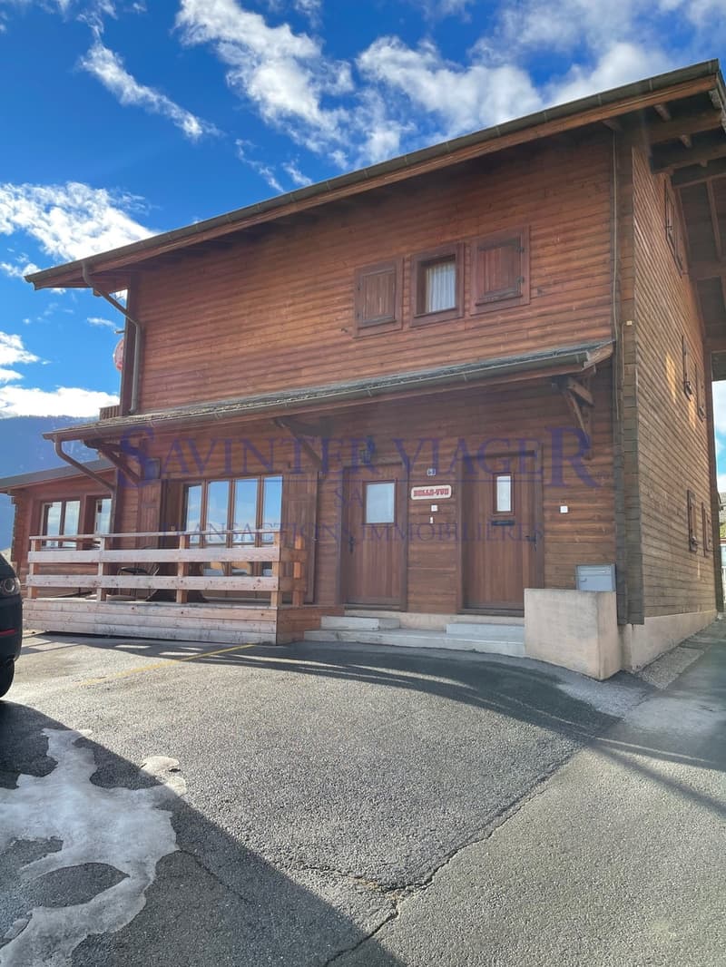 Chalet dominant la vallée en viager (2)