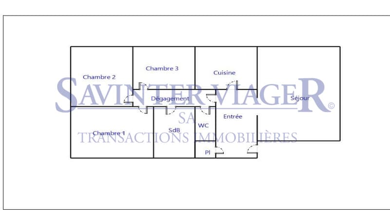 Plan de l'appartement / Plan der Wohnung / Floor plan / ???? ????????