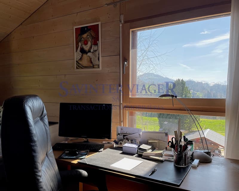 VIAGER. Châtel-St-Denis, Appartement au calme, jardin PPE 2034m2 (13)