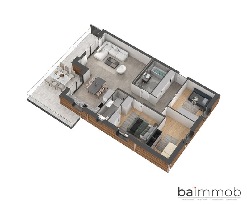 Magnifique appartement 4,5 pièces de 135m2 avec terrasse et jardin privatif ! (5)