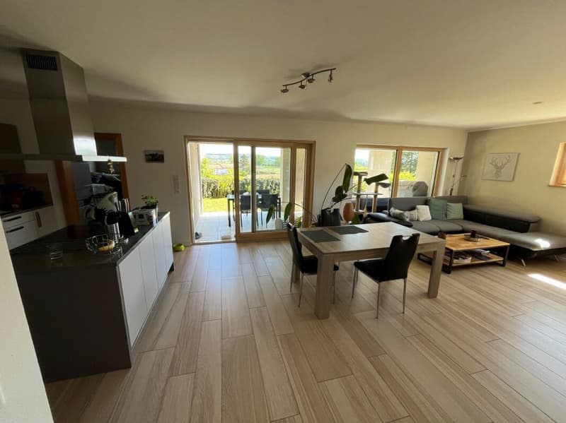 Magnifique appartement lumineux avec jardin à St-Aubin FR (1)