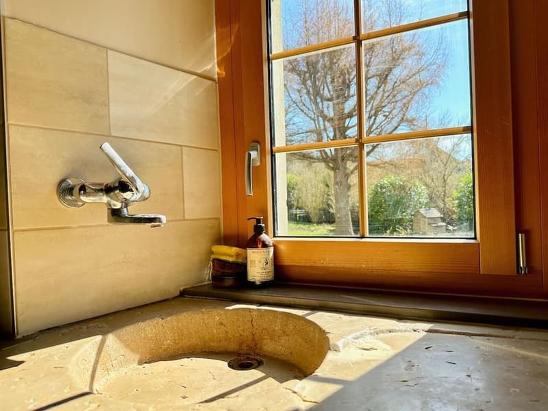Renovated character farm with 2'900 m² of land - 15 minutes from the highway (4)