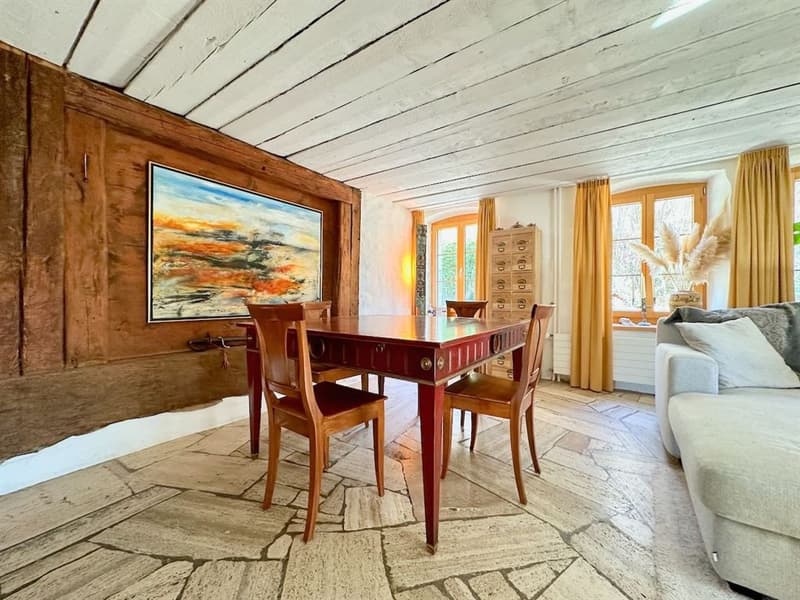 Renovated character farm with 2'900 m² of land - 15 minutes from the highway (2)