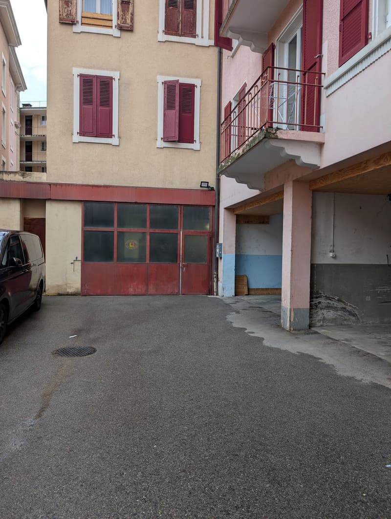Entrée du local
