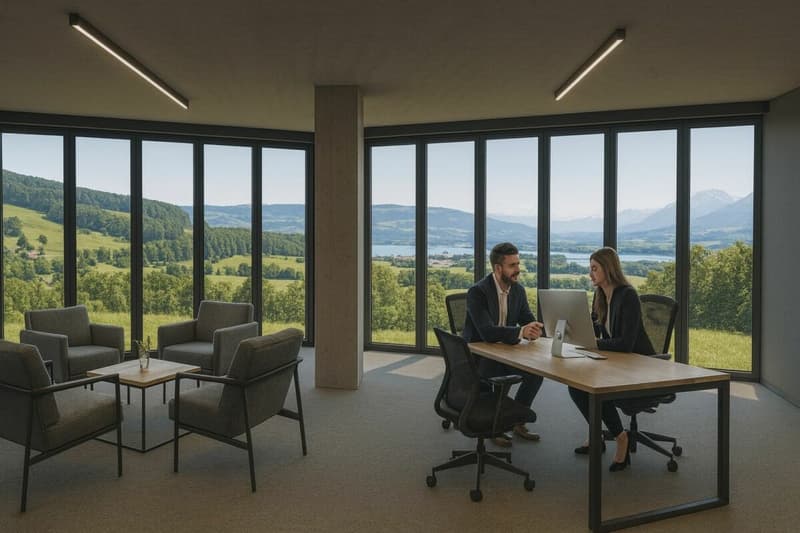 SELTENE GELEGENHEIT IN LE BRY - BüRO- UND HANDWERKSGEbäUDE MIT ANPASSBAREN FLÄCHEN ZU VERMIETEN (4)