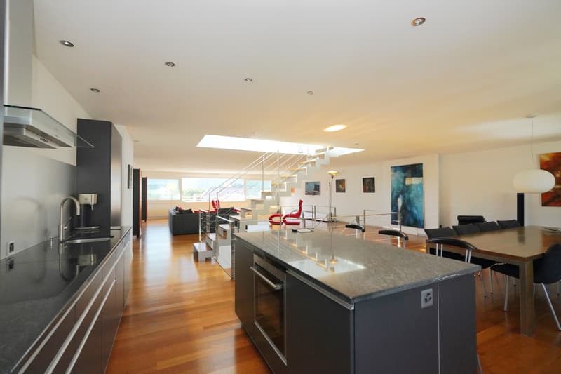 Splendido duplex in attico nel centro città di Sierre (2)
