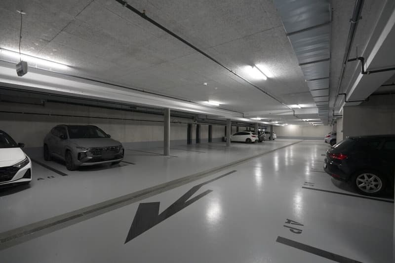 Vue intérieure parking