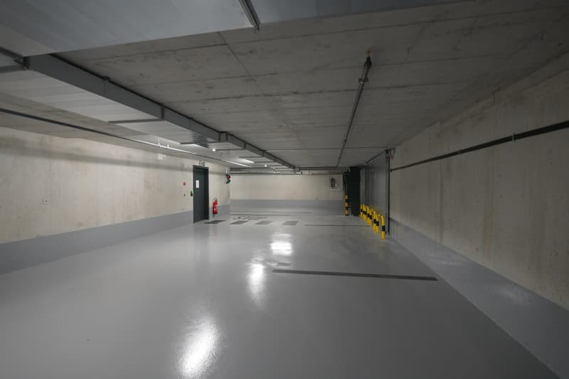 Vue intérieure parking