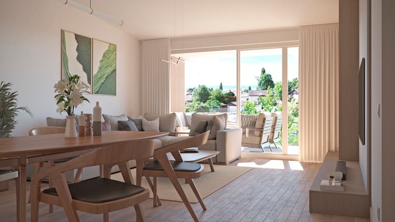 New project in Bevaix – 3.5-room apartment on the 2nd floor with balcony (lot M) (4)