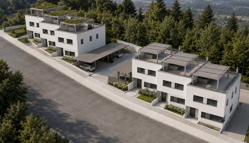 6 ville contemporanee con tetto panoramico sulle alture di Saxon (1)