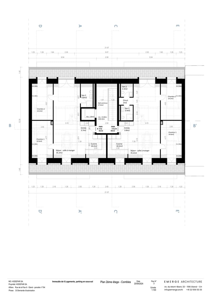 BAISSE DE PRIX ! Charmant appartement de 3,5 pièces à Gland (13)