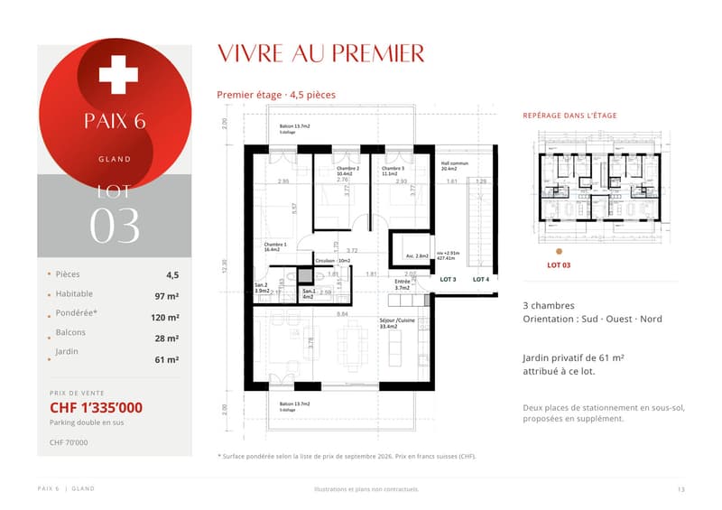 Très bel appartement de 4,5 pièces au 1er étage (11)
