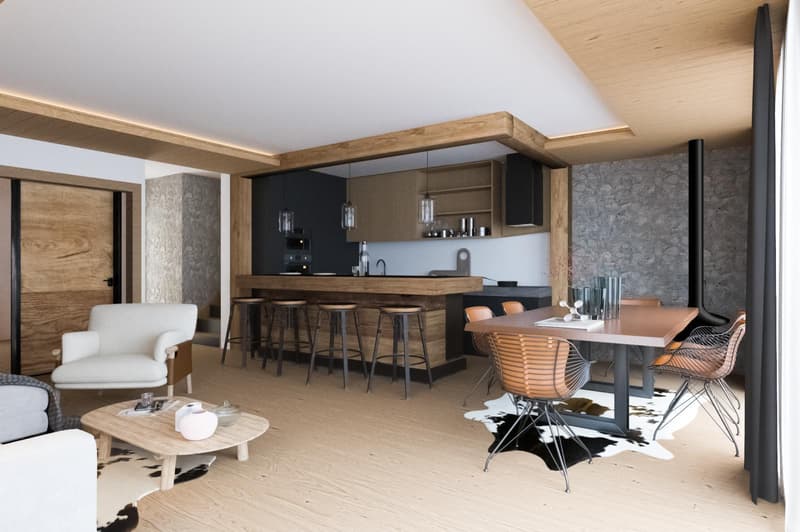 Beautiful semi-detached chalet in a main residence in Lens (3)