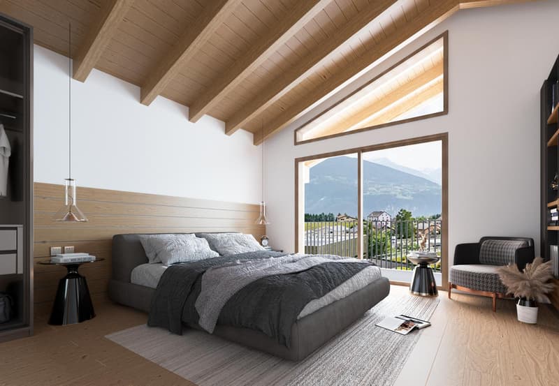 Beautiful semi-detached chalet in a main residence in Lens (6)