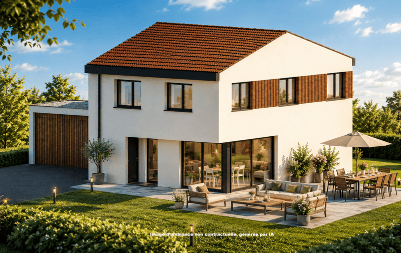 12 new individual villas with 6.5 rooms in Sâles (1)