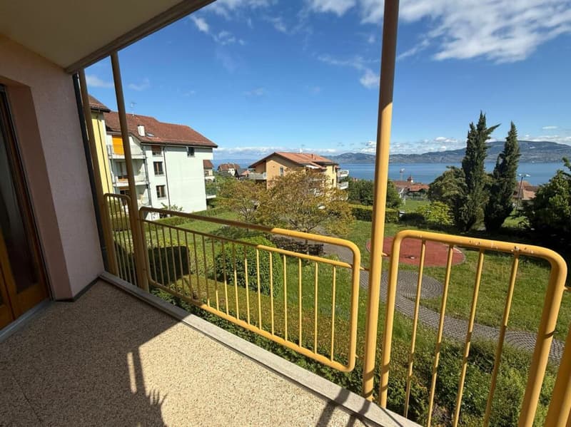 Balcon vue lac