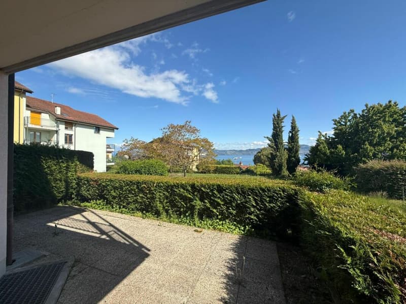 Jardin vue lac