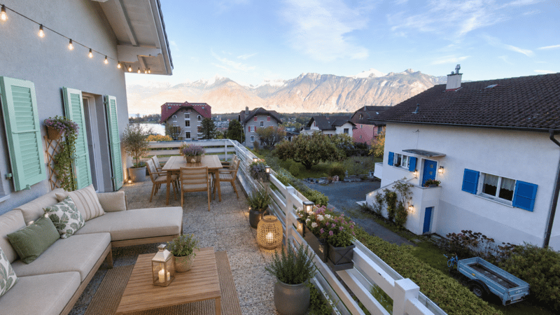 Terrasse - simulation home staging