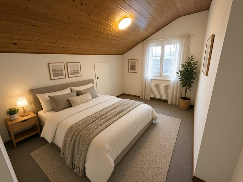 Chambre 2 - simulation home staging