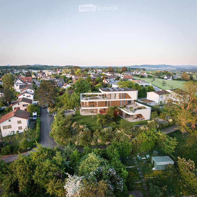 3 story house, large balcony, solar panels, swimming pool, raised ground floor