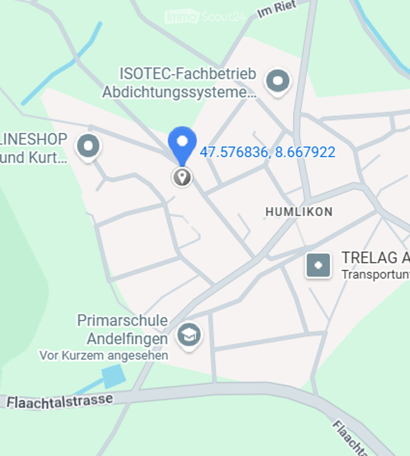 Map view showing a location with nearby landmarks and street names.