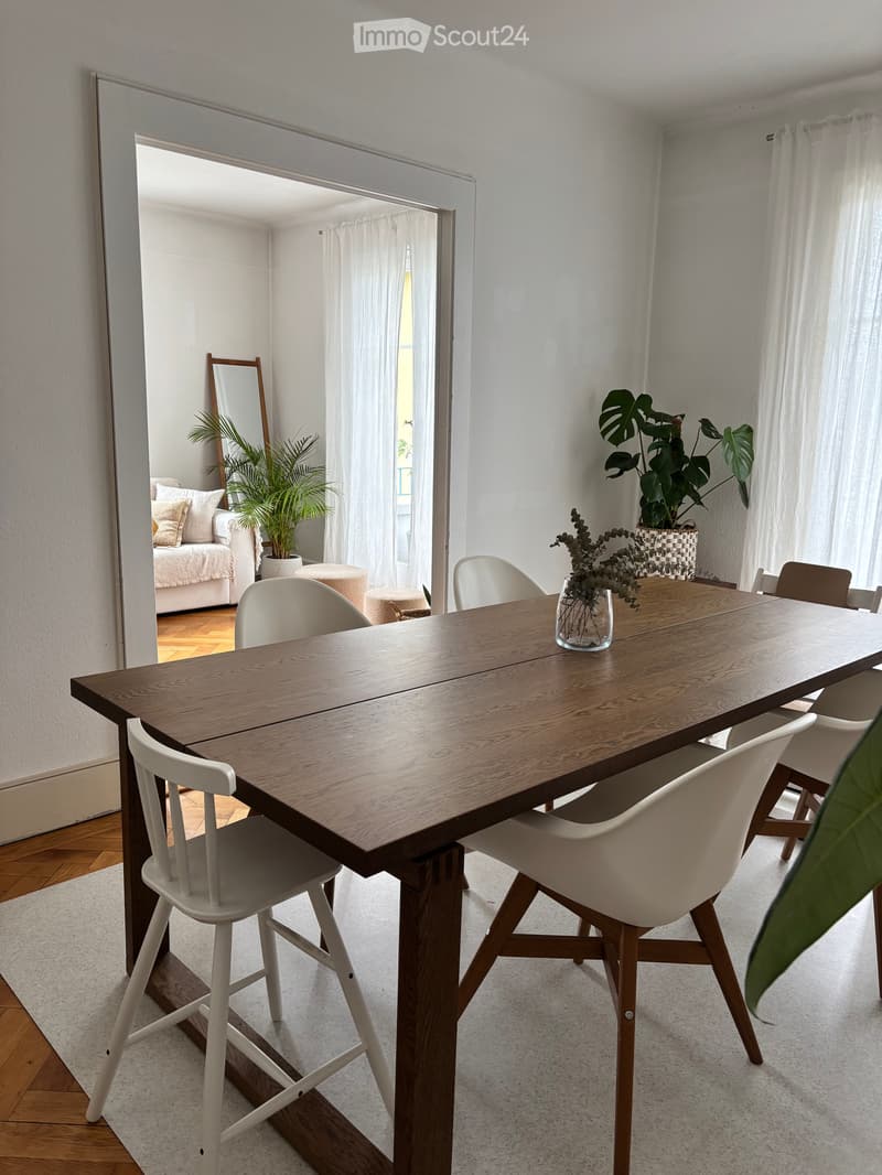 Duplex 6 locali 130 m² – Giardino, balcone, scuola di fronte – CHF 2'500/mese CC (8)
