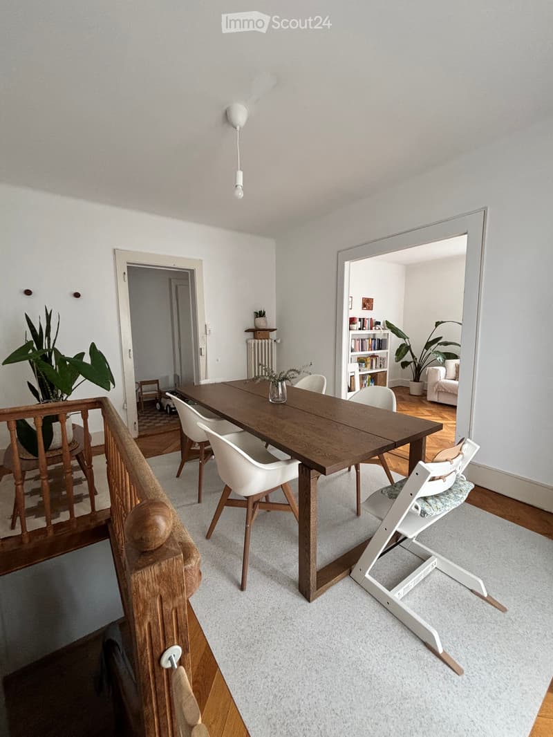 Duplex 6 locali 130 m² – Giardino, balcone, scuola di fronte – CHF 2'500/mese CC (9)