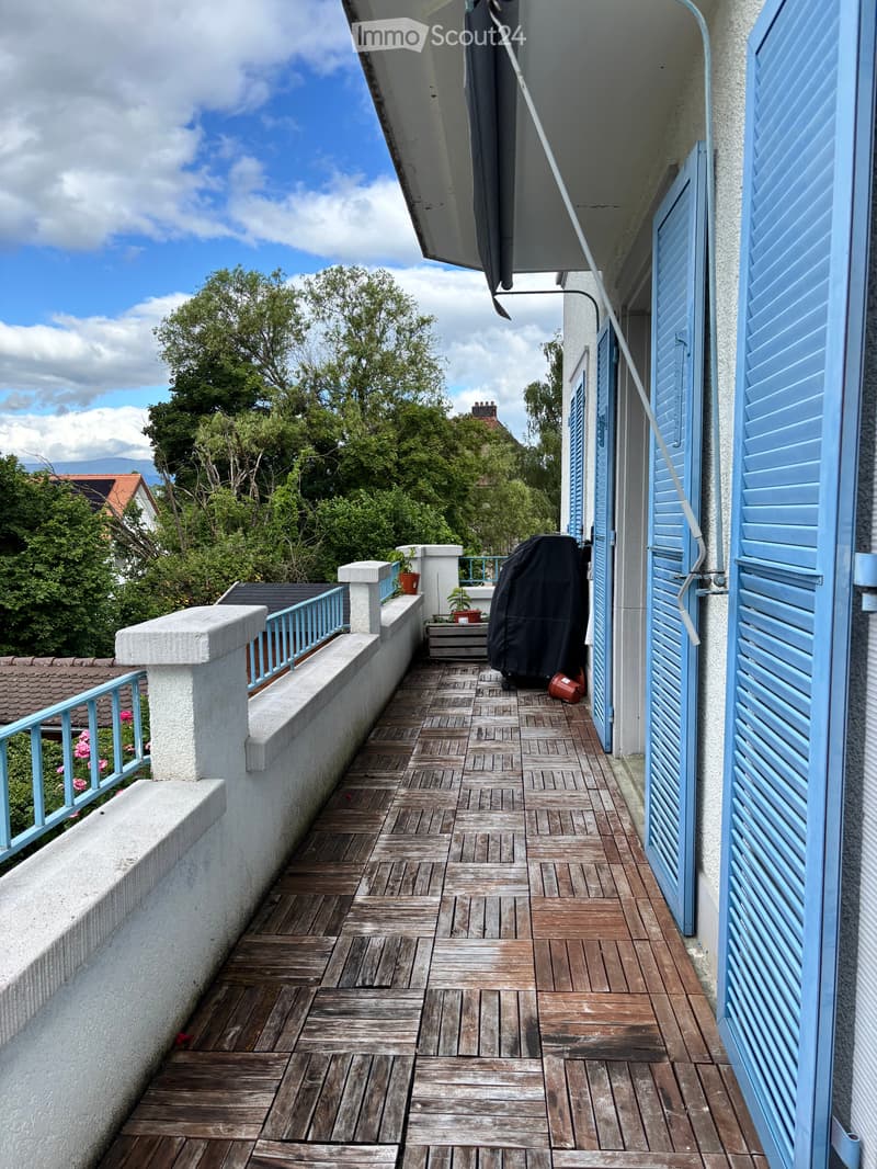 Duplex 6 locali 130 m² – Giardino, balcone, scuola di fronte – CHF 2'500/mese CC (5)