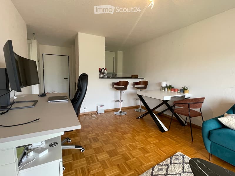 Wohnung mit 2 Zimmern in Nyon mit Balkon und freier Sicht (2)