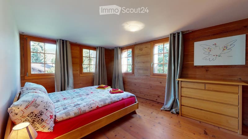 Charming 3.5-room apartment with mountain views in Unterbäch (7)