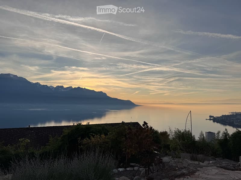 Villa de 165 m² avec vue panoramique à 270° sur le lac Léman — Montreux (1)