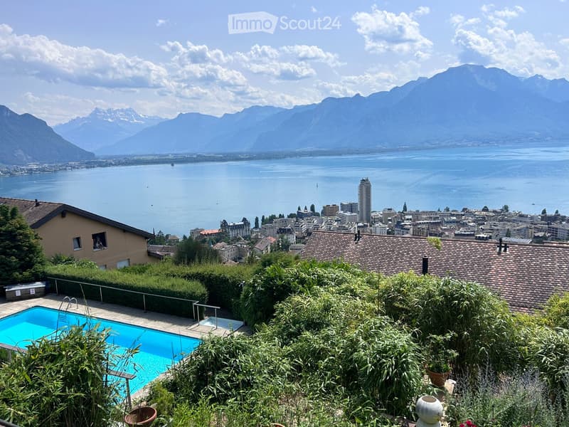 Villa de 165 m² avec vue panoramique à 270° sur le lac Léman — Montreux (4)
