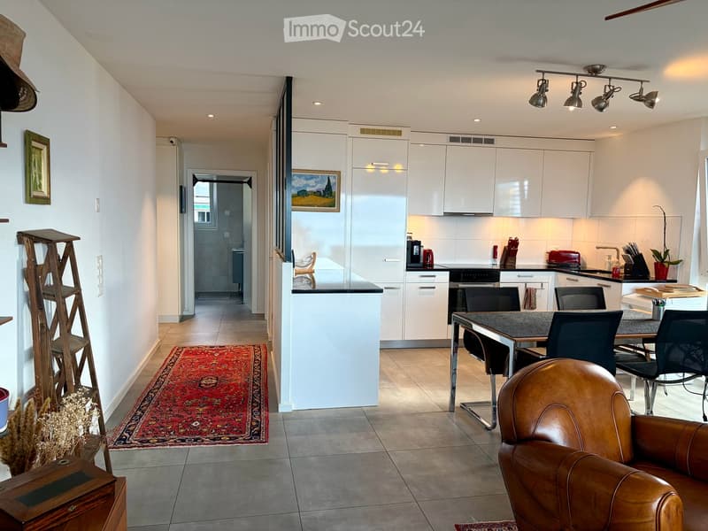 Reprise de bail - 2.5 pièces neuf 65.9m2 + terrasse 18.4m2 + cave + Place de parc, VUE LAC (5)