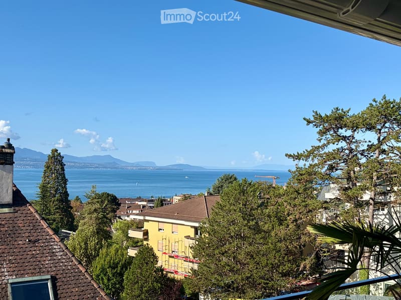 Reprise de bail - 2.5 pièces neuf 65.9m2 + terrasse 18.4m2 + cave + Place de parc, VUE LAC (14)