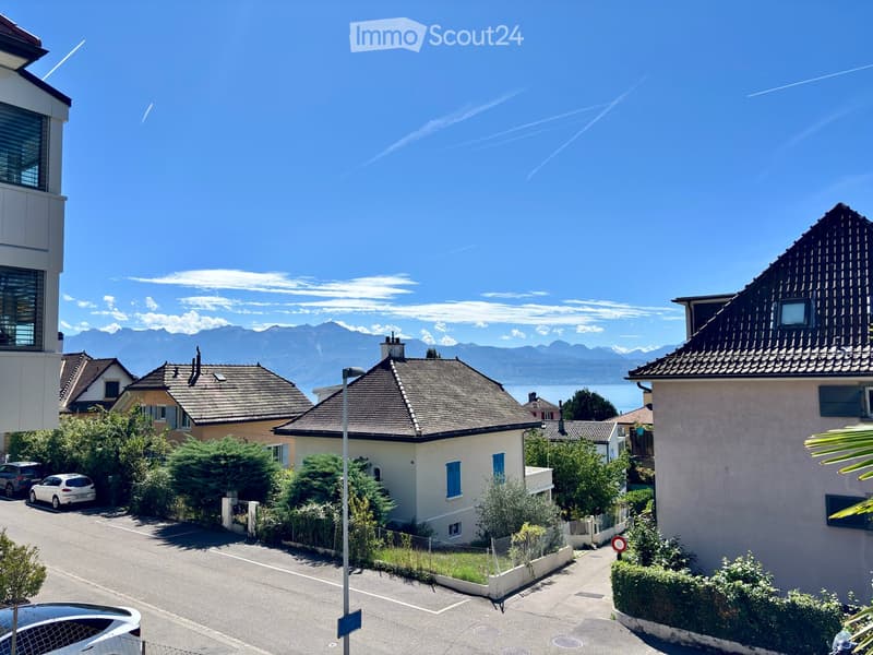 Charmant appartement de 4 pièces avec balcon et vue sur les montagnes à Pully-Nord (1)