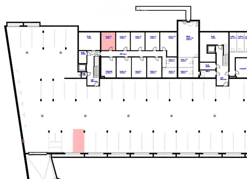 Main floor: Living room, Kitchen, 2 bedrooms, 2 bathrooms, storage room