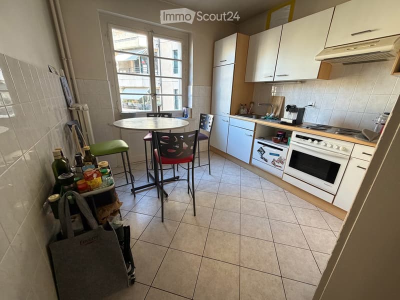 2 pièces à Genève : grande chambre, salon, cuisine équipée et salle de bain + Garage fermé (3)