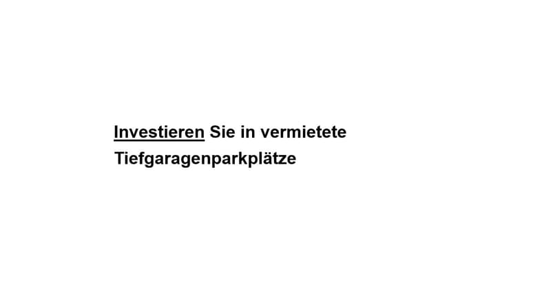 Invest in a rented underground parking space in Grossdietwil (LU) (1)