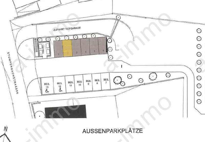 Aussenparkplatz in Reinach zu vermieten (1)