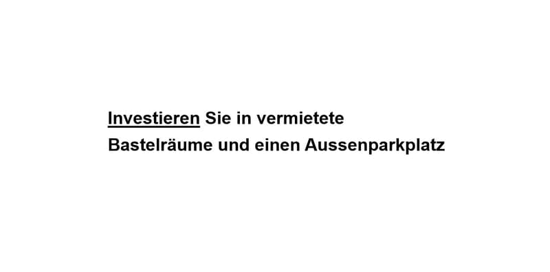 Investieren Sie in zwei Hobbyräume inkl. einem Aussenparkplatz in Aarberg (BE) (8)