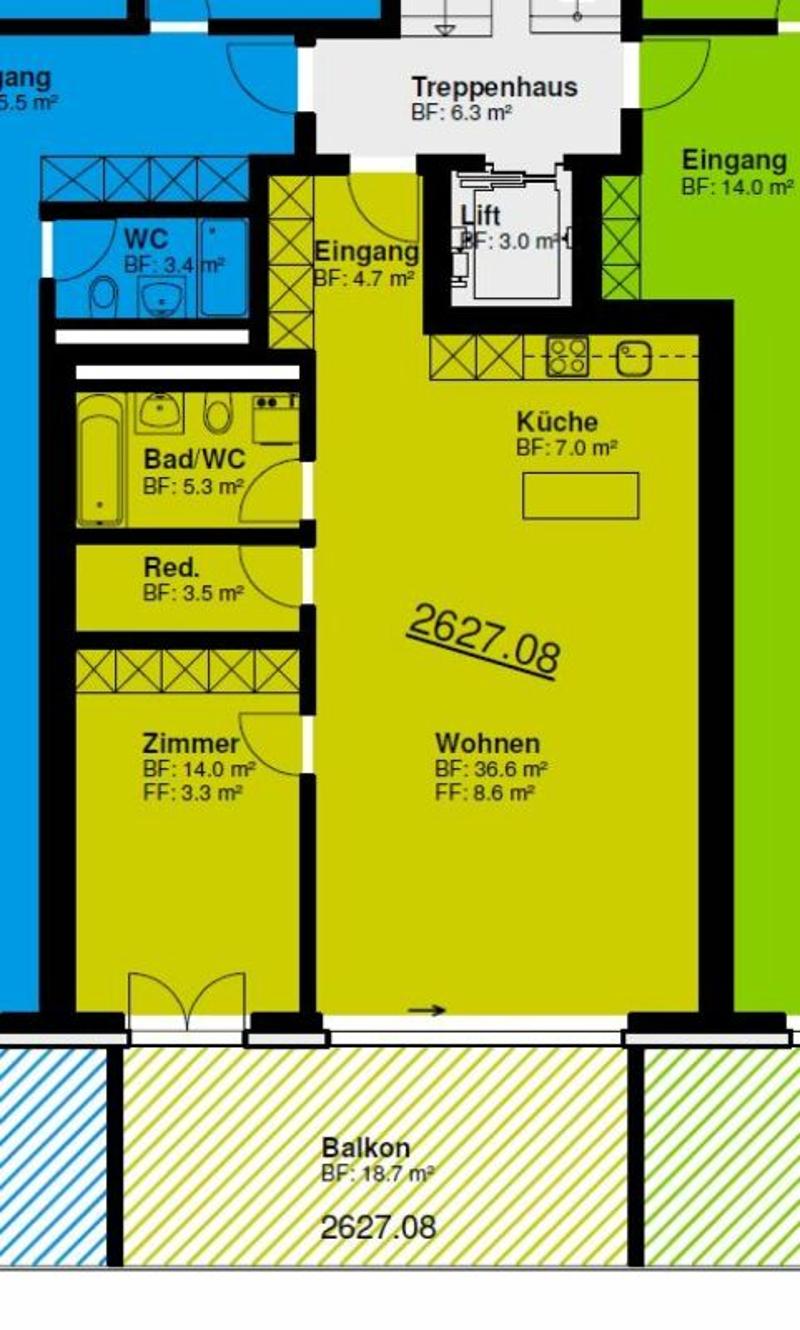 Appartement 2.5 pièces à Rupperswil - près de la gare (6)