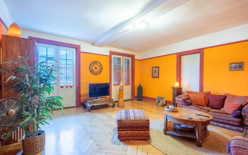Wohnung im 2. Obergeschoss Wohnzimmer