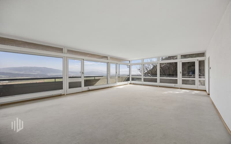 Wohnbereich mit idealer Fensterfront
