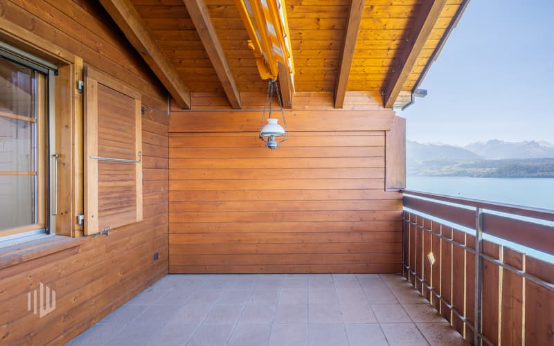 Gepflegter Balkon