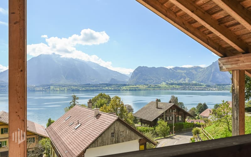Gedeckter Balkon im Galeriegeschoss